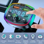 Lecteur MP3 pour voiture, transmetteur FM Bluetooth