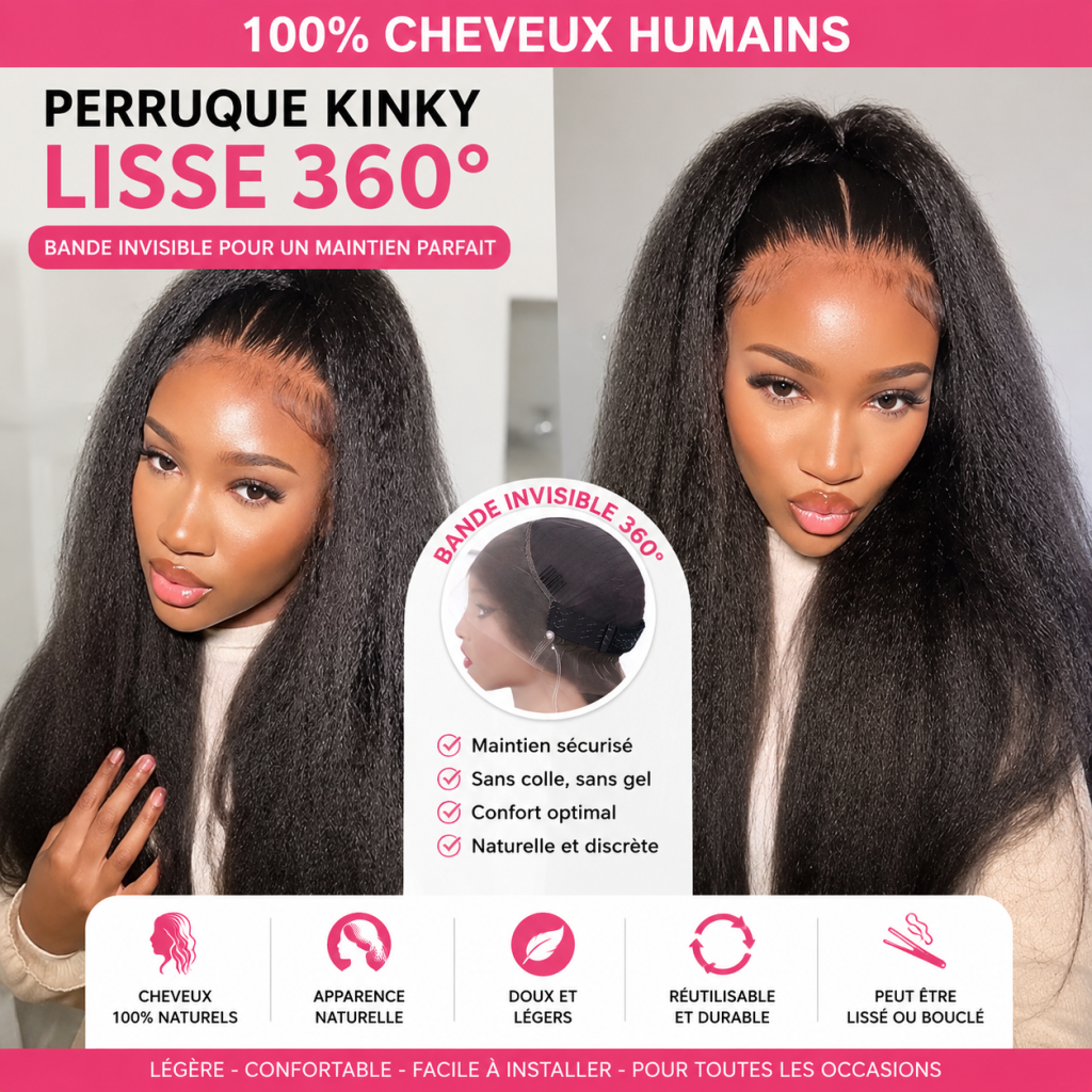 perruque kincy lisse
