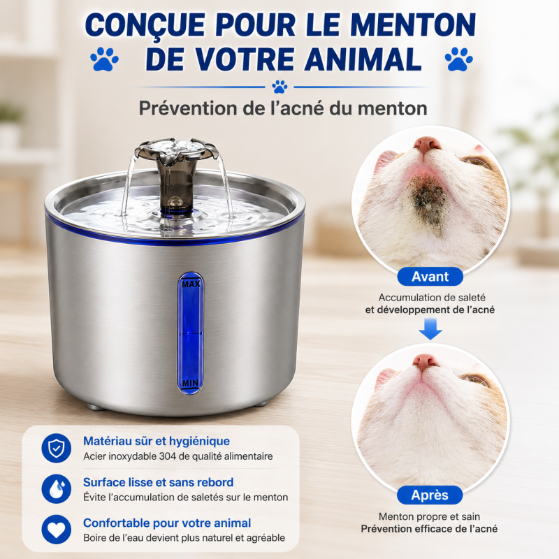Prévention de l'acné du menton