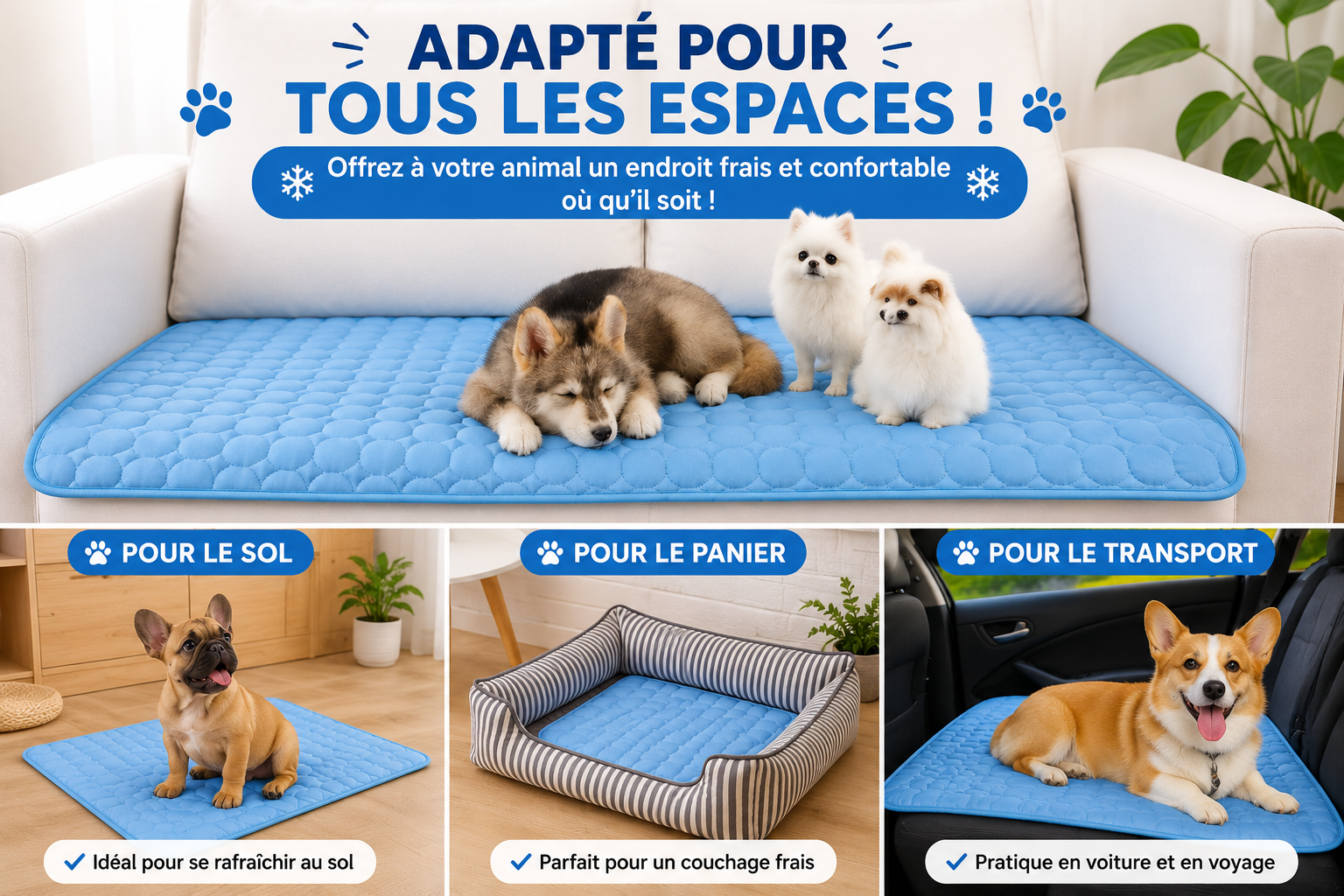 Tapis rafraîchissant pour chien et chat – Image 4