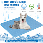 Tapis rafraîchissant pour animaux heureux