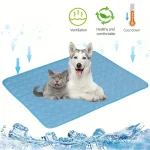 Tapis rafraîchissant pour chien, lit d'été pour animaux de compagnie, extra large pour petits et grands chiens, accessoires pour animaux, couverture durable pour chat, coussin de glace pour chat, couverture pour canapé