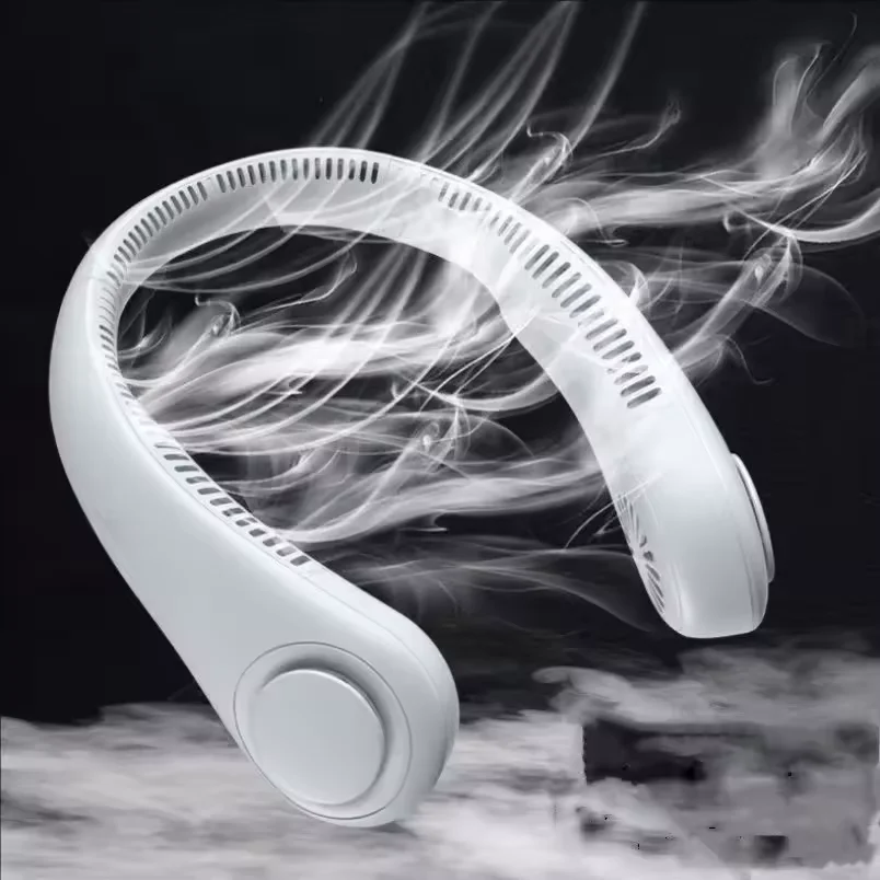 Ventilateur de cou mains libres, portable, rechargeable par USB – Image 5